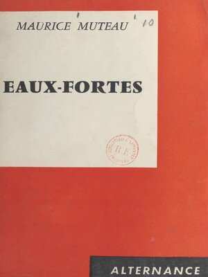cover image of Eaux-fortes